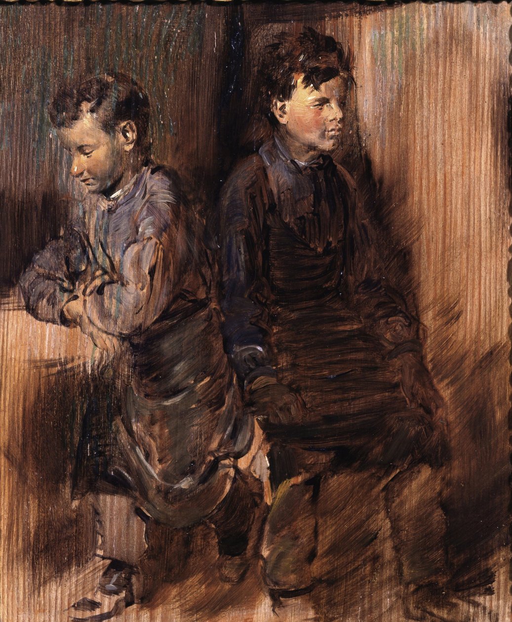 Zwei junge Schuhmacher von Wilhelm Busch