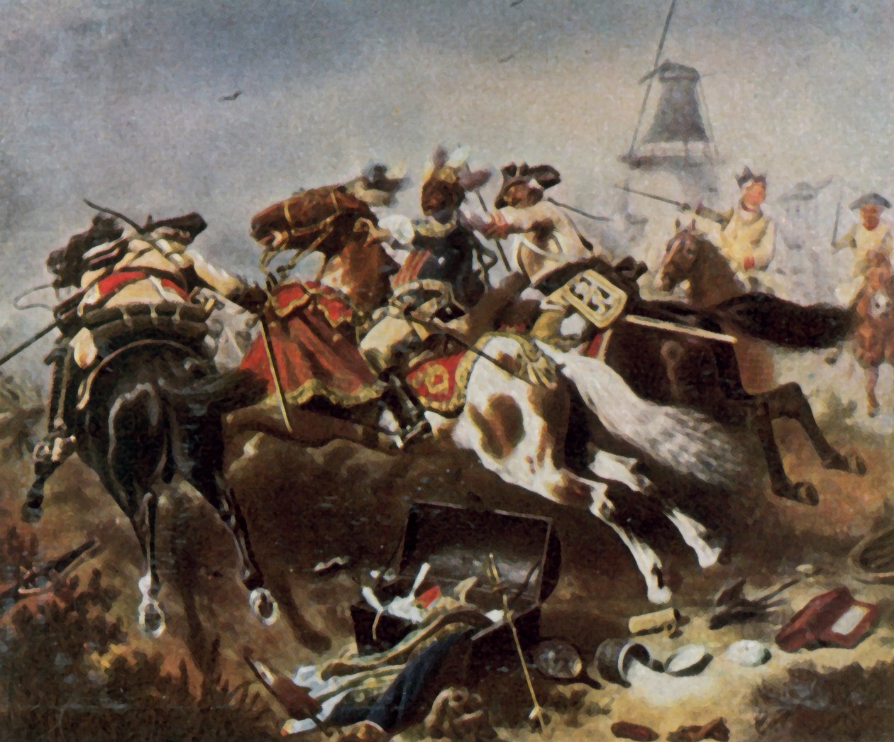 Kavallerieschlacht bei Rossbach, 5. November 1757 von Wilhelm Camphausen