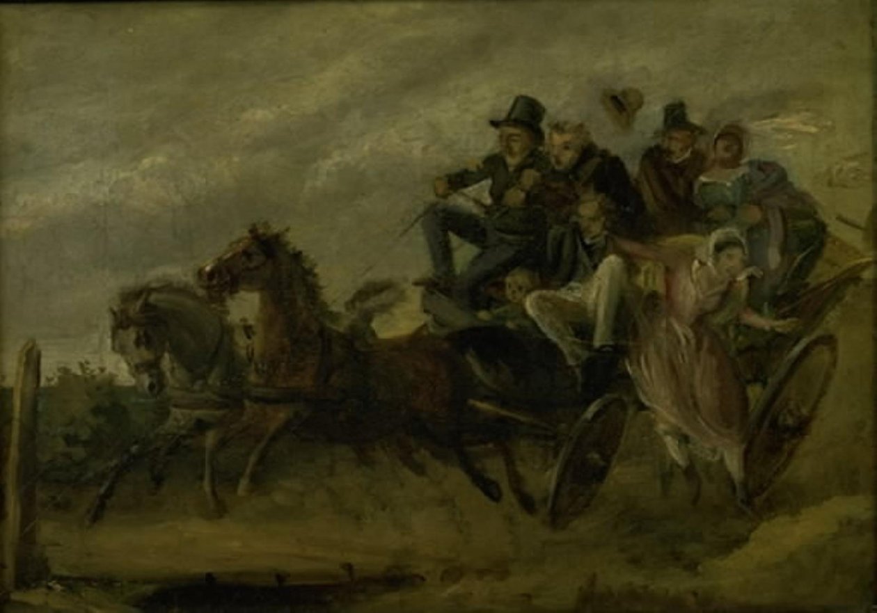 Episode aus Ludvig Holberg: Die Reise zur wundersamen Quelle von Wilhelm Marstrand