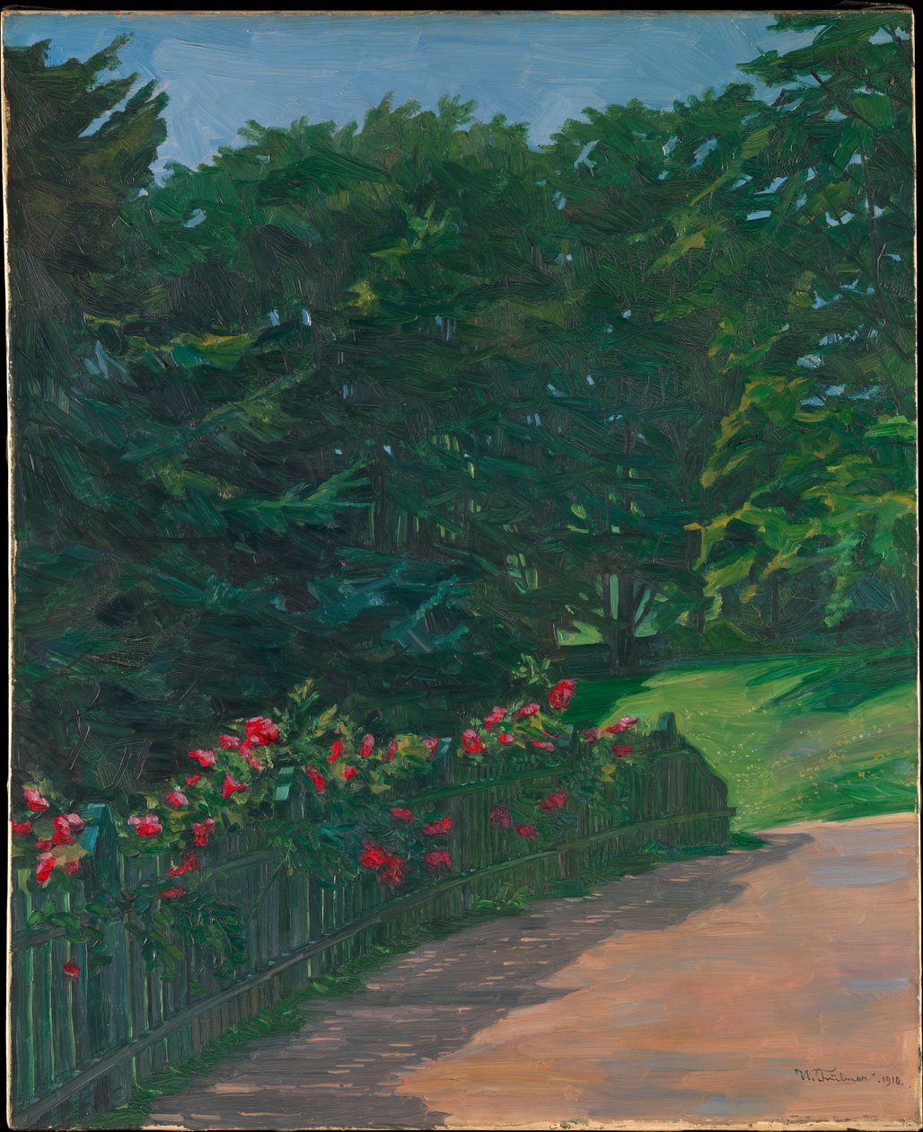 Rosenhecke von Wilhelm Trübner