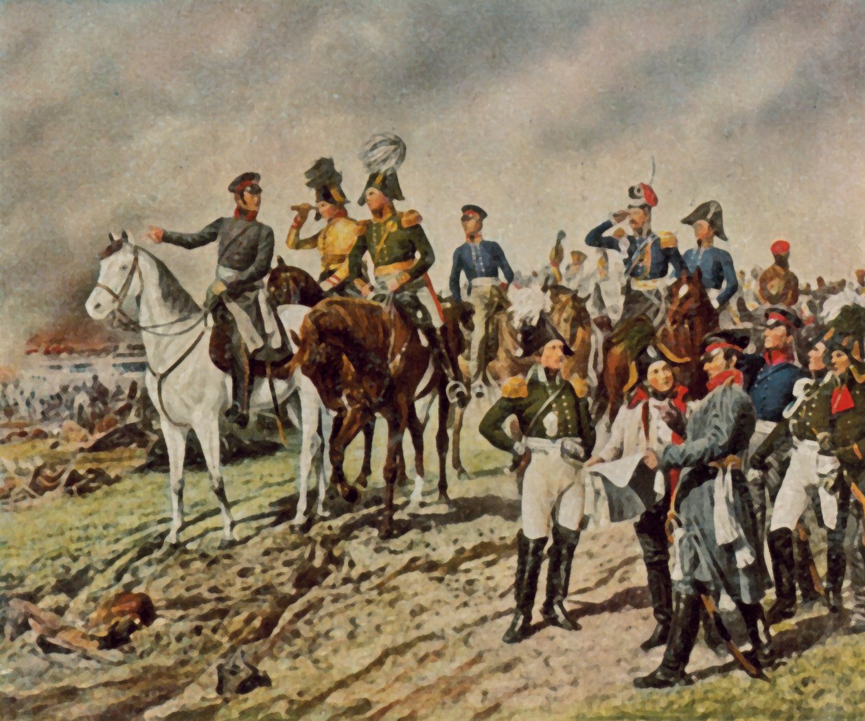 Die Völkerschlacht bei Leipzig von Wilhelm Werner Schuch