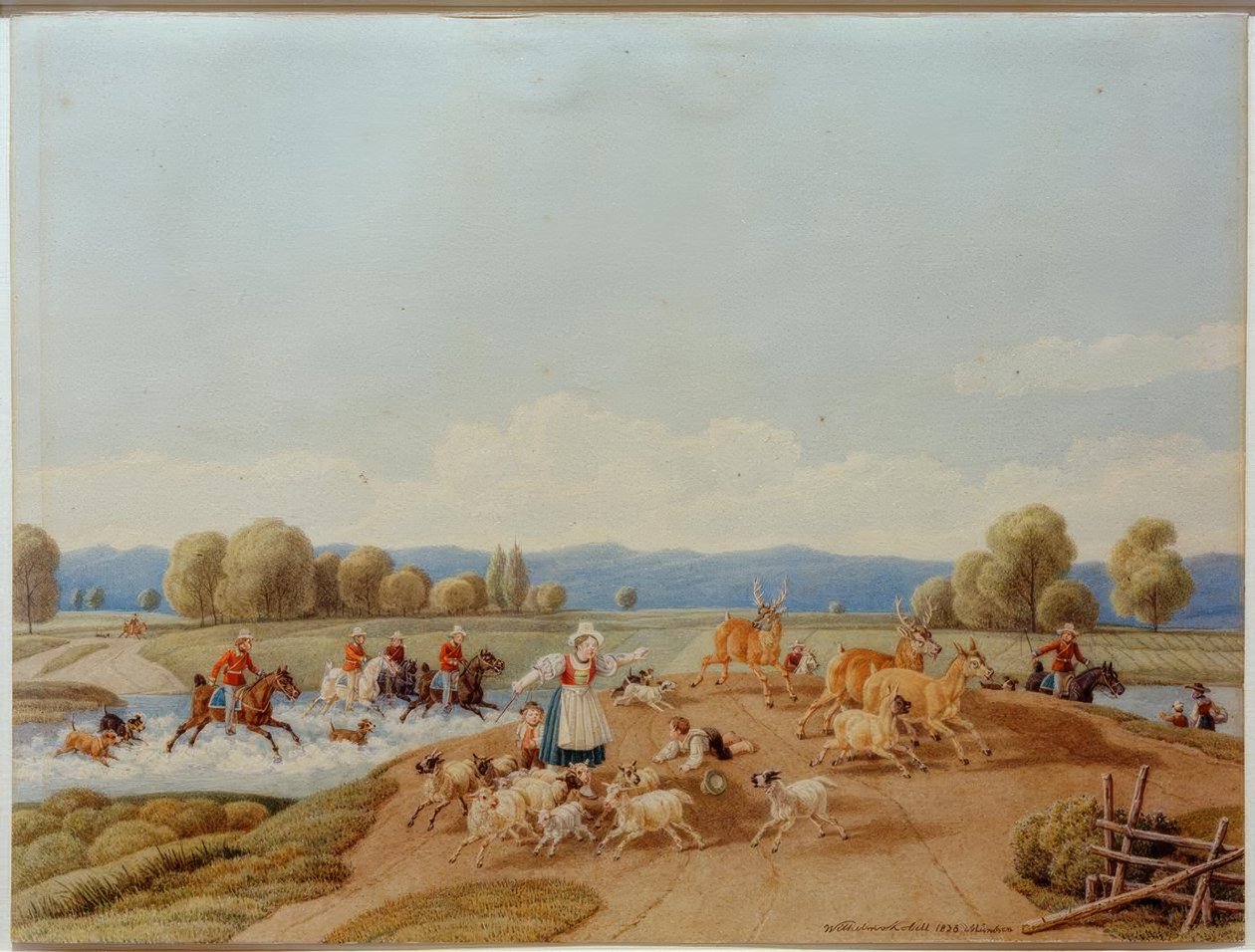 Die Hirschhatz von Wilhelm von Kobell