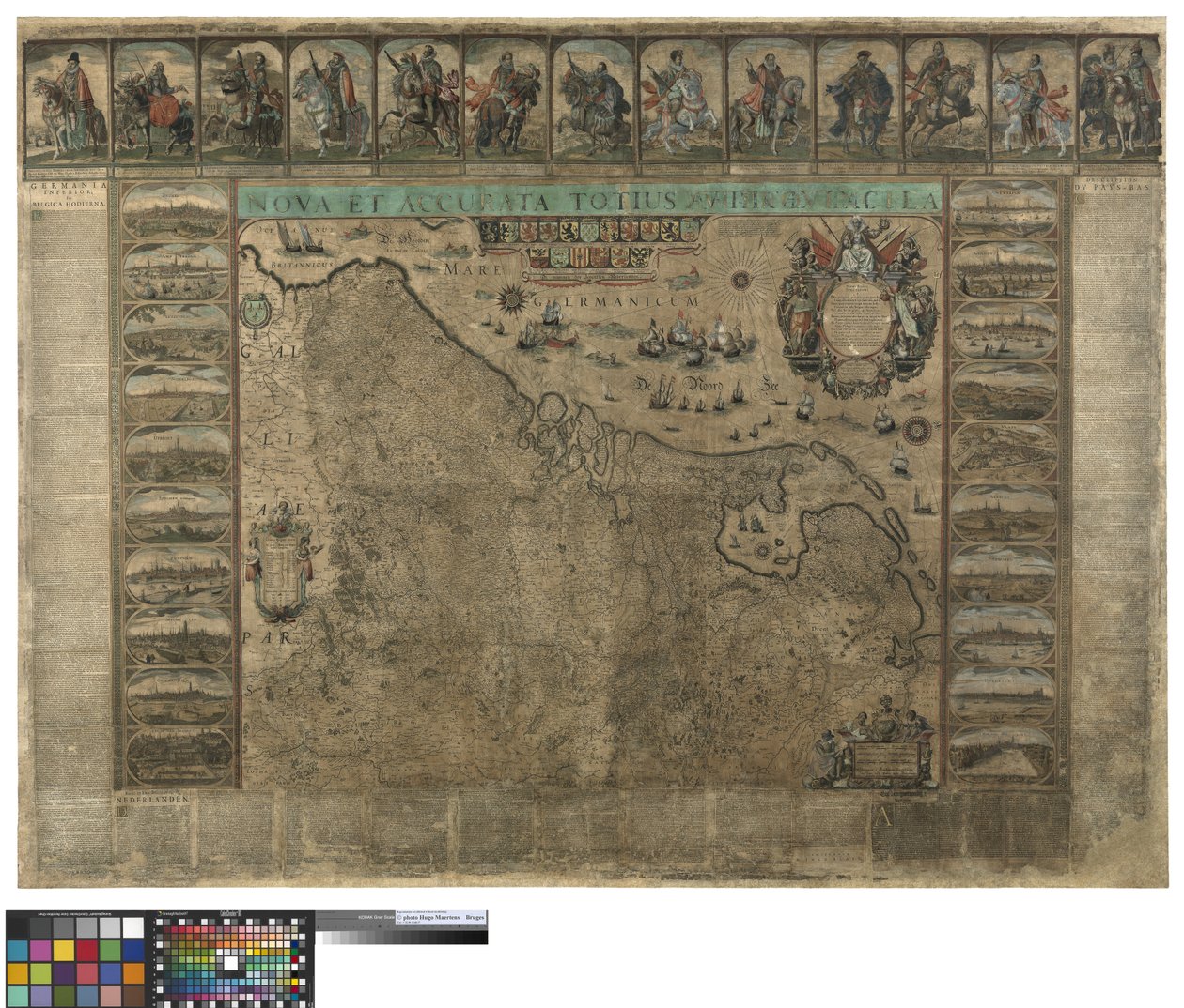 Wandkarte der Niederlande, Willem Blaeu von Willem Janszoon Blaeu