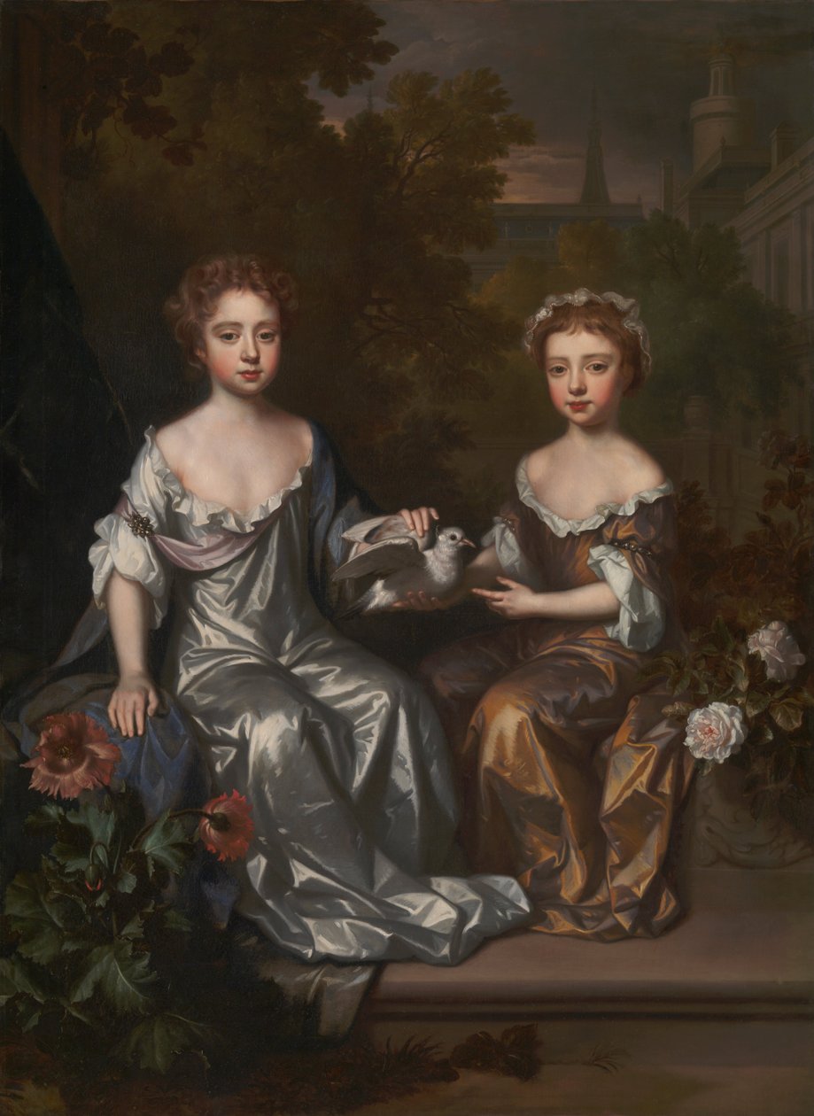 Porträt von Henrietta und Mary Hyde von Willem Wissing