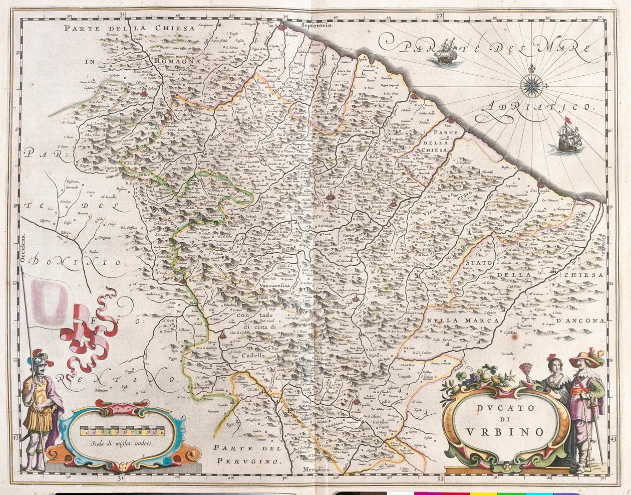 Pesaro und Urbino, Italien, in 