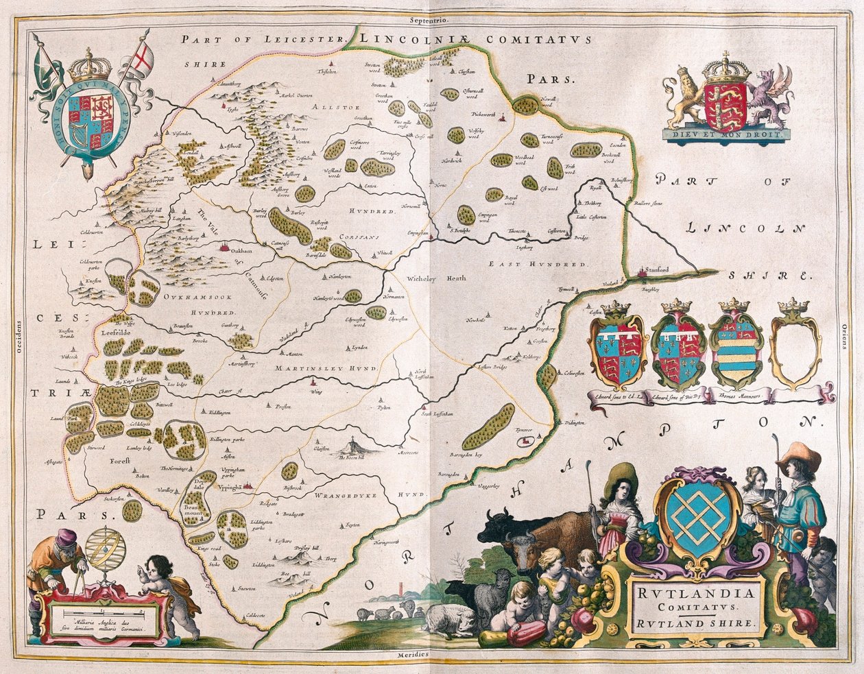 Rutland, in 'Theatrum Orbis Terrarum, sive Atlas Novus' von Willem ...