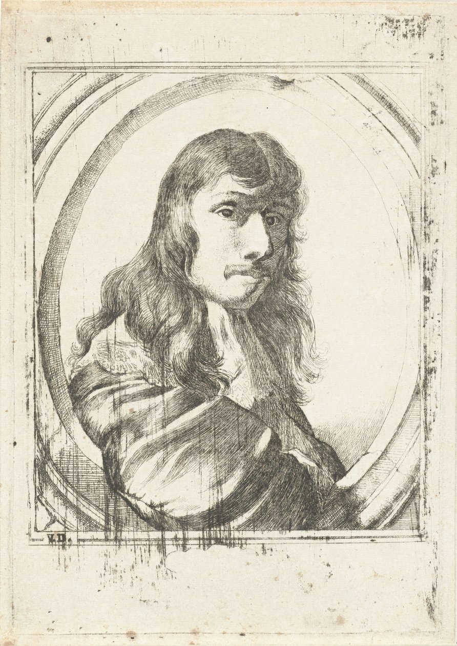 Selbstporträt von Nicolaes van Helt Stockade von Willem Cornelis van Dijk
