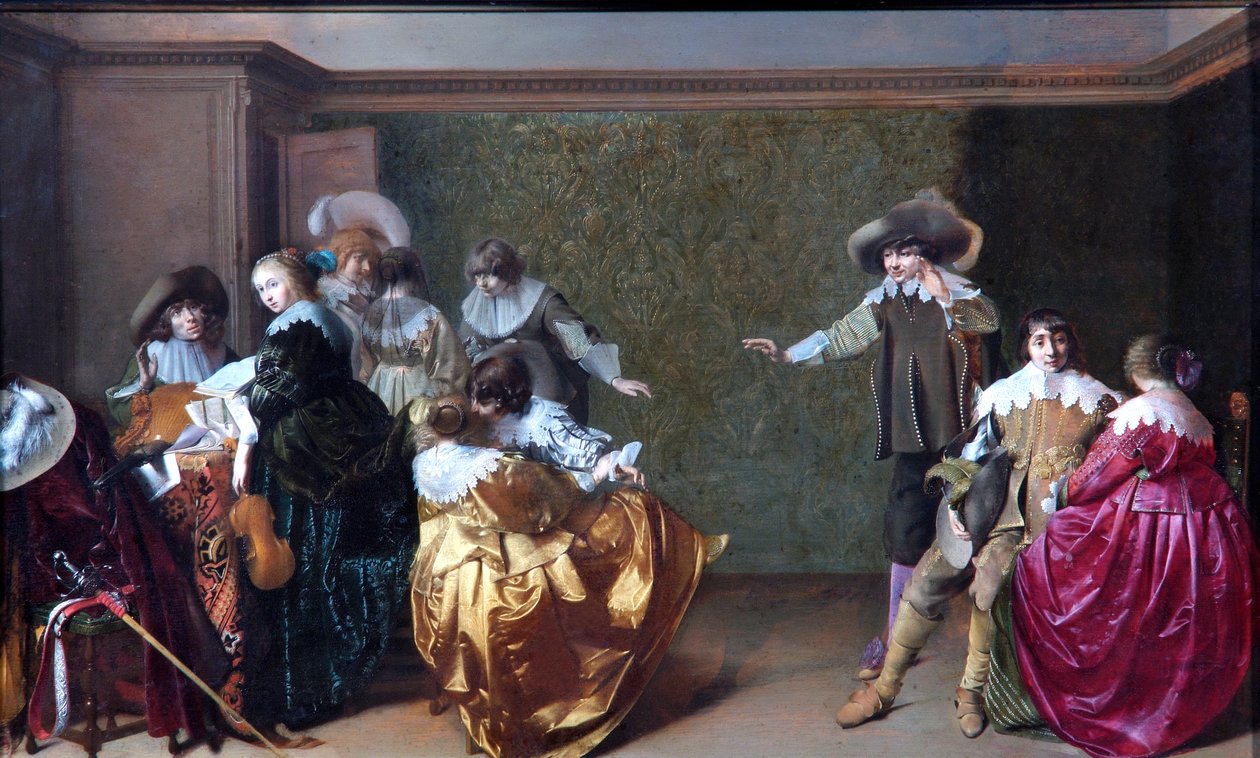 Eine musikalische Gesellschaft, ca. 1620-35 von Willem Cornelisz Duyster