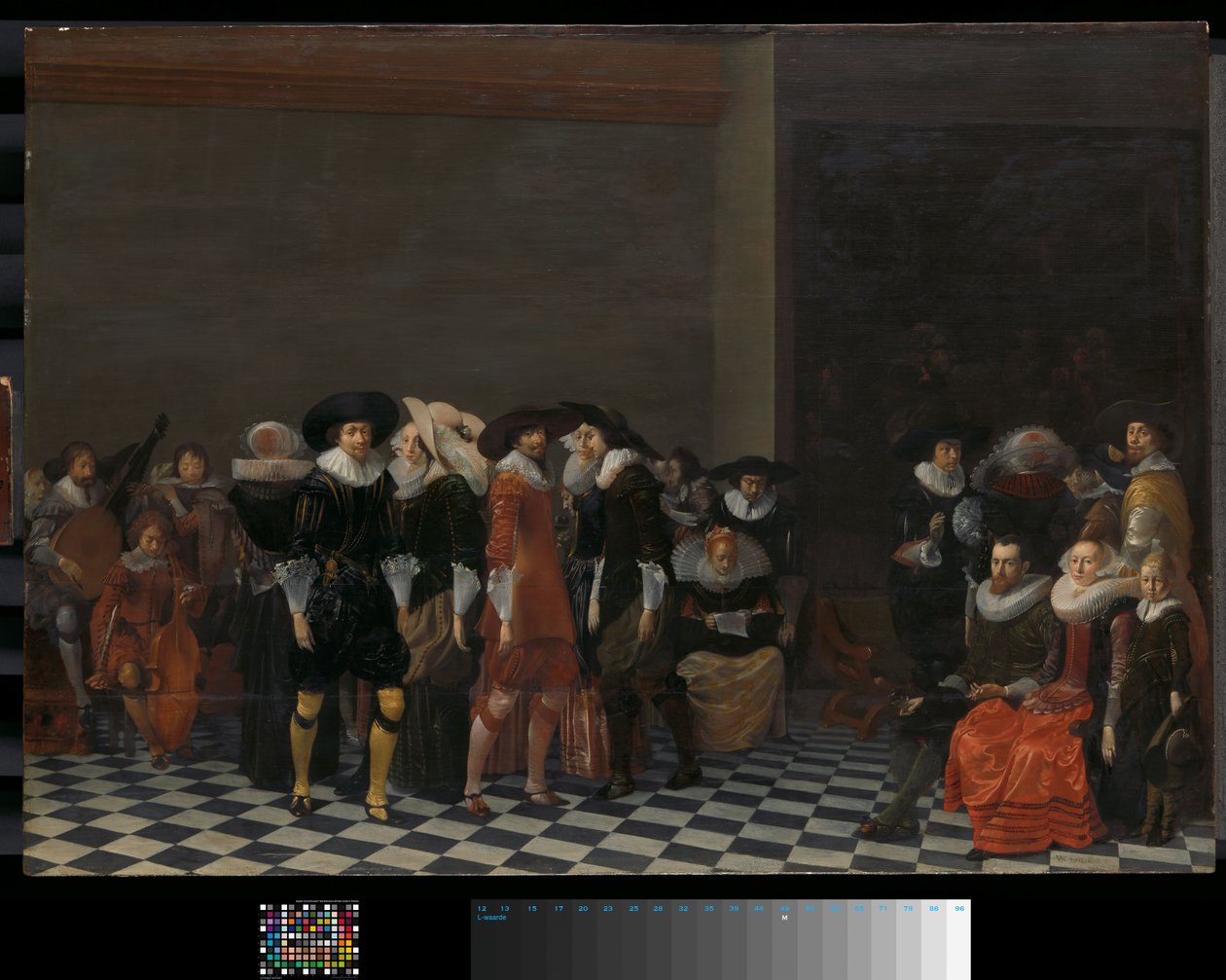Ein Hochzeitsfest, um 1625 von Willem Cornelisz Duyster