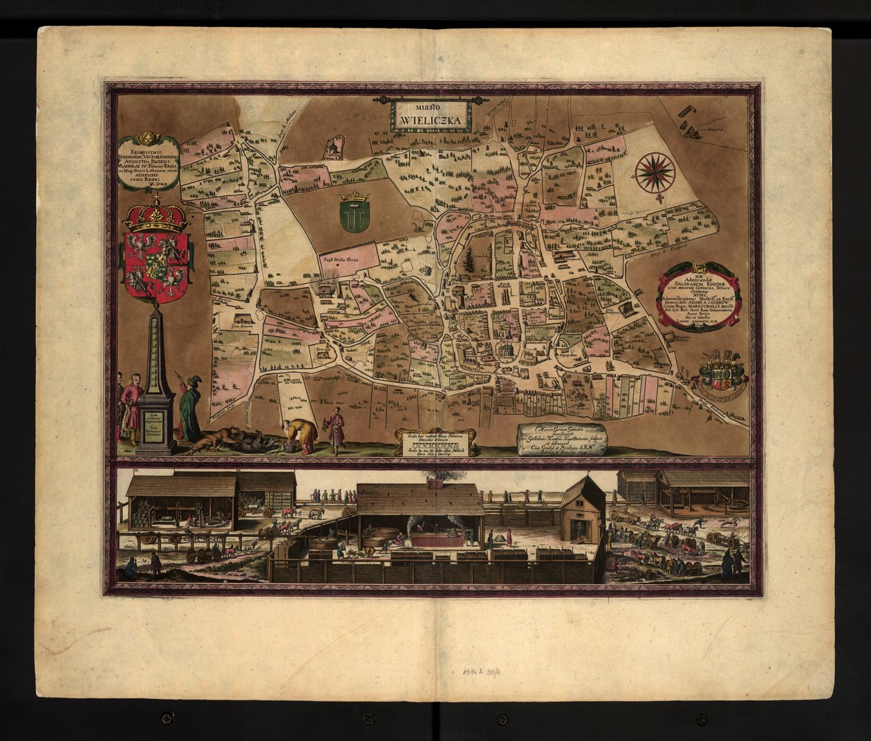 Bild der Salzmine Wieliczka von Wilhelm Hondius, Polen von Willem Hondius