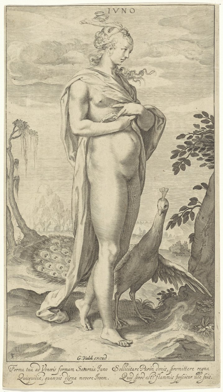 Juno mit Pfau von Willem Isaacsz. van Swanenburg