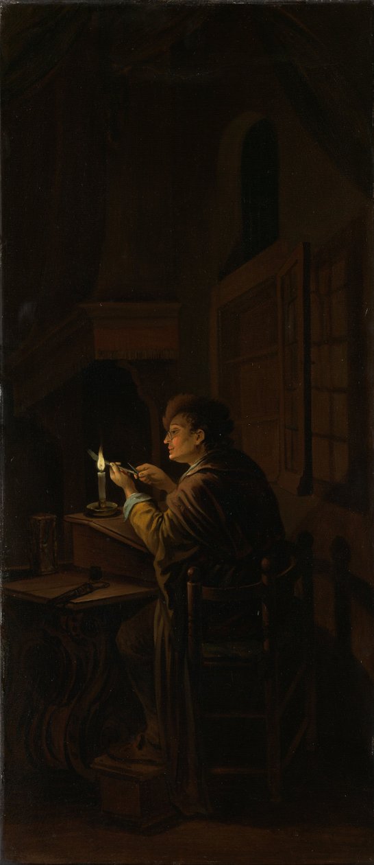 Rechtes Panel eines Triptychons: Allegorie der Kunstausbildung von Willem Joseph Laquy