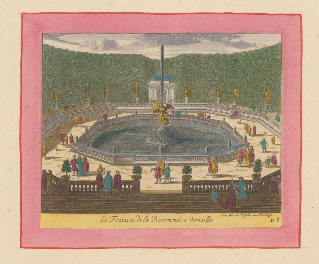 Brunnen des Ruhms in den Gärten von Versailles von Willem Swidde