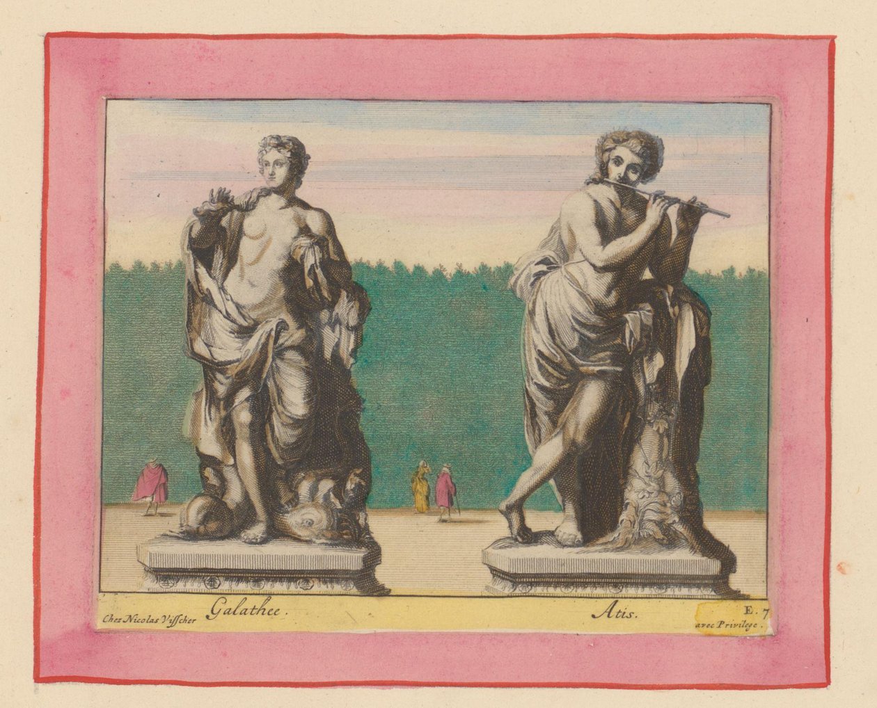 Statuen von Galatea und Acis von Willem Swidde