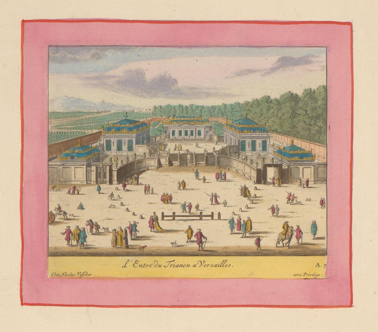 Zugang zum Grand Trianon in Versailles von Willem Swidde