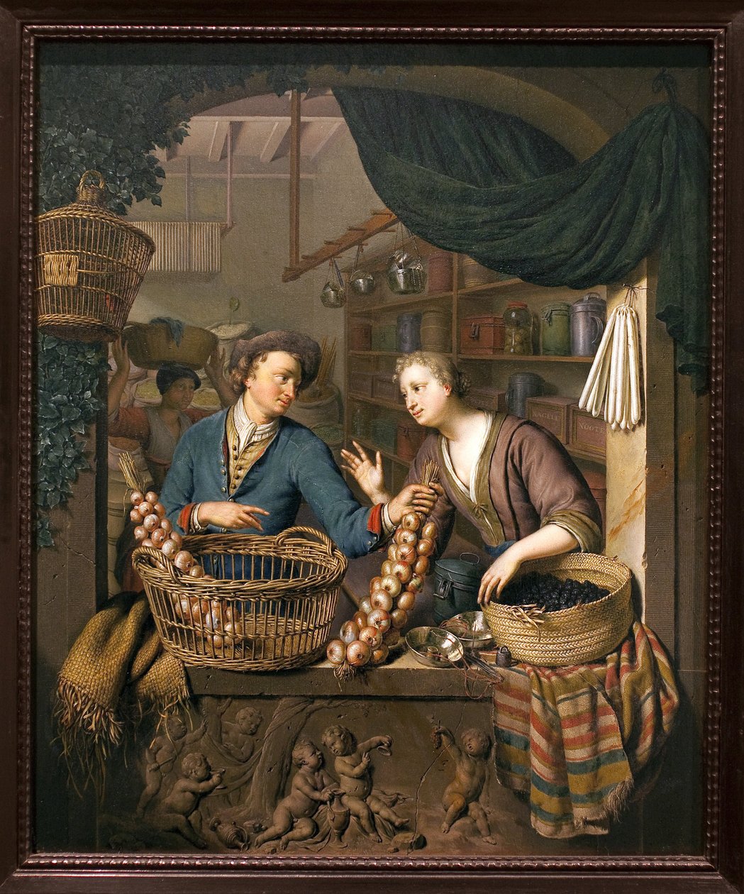 Zwiebelschneider von Willem Van Mieris