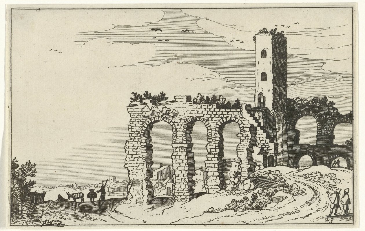 Ruine eines Aquädukts von Willem van Nieulandt (II)