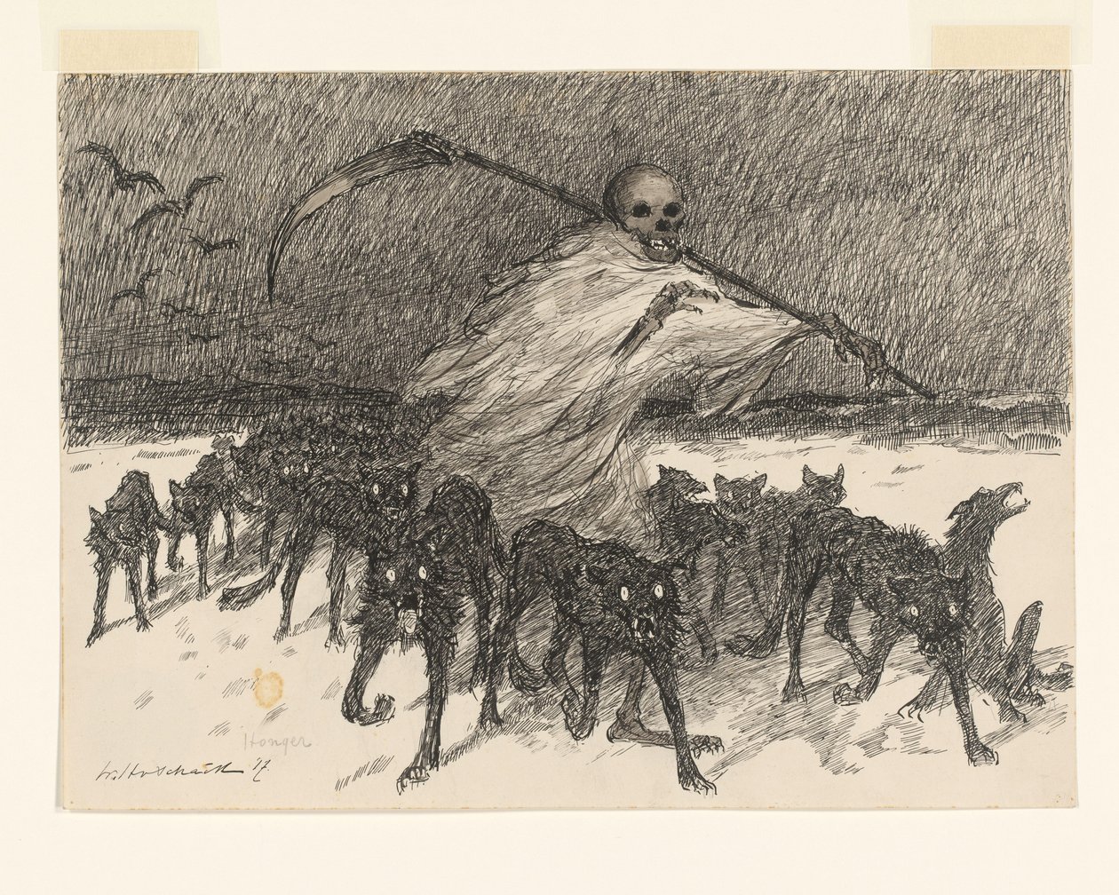 Hunger von Willem van Schaik (signed by artist)