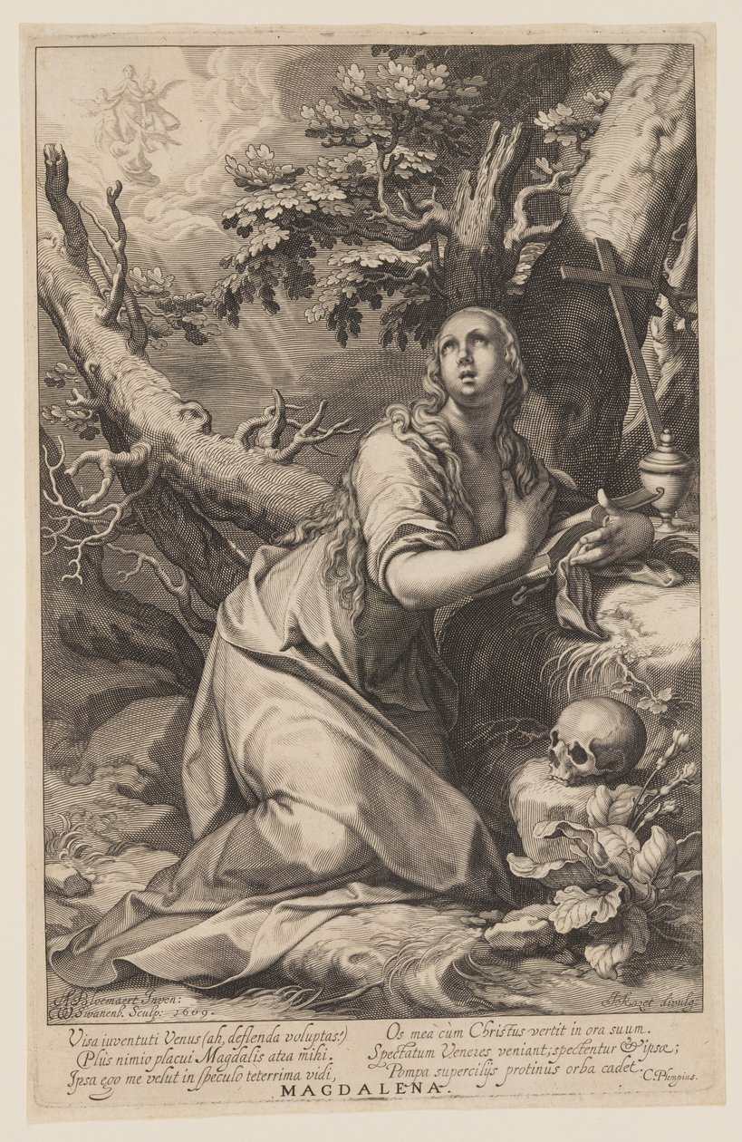 Magdalena, aus Sündern des Alten und Neuen Testaments von Willem van Swanenburgh