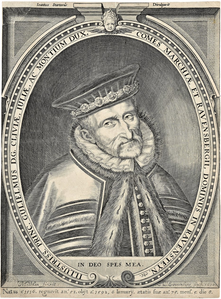 Porträt von Herzog Wilhelm von Jülich-Kleve-Berg 1516-1592, 1610 von Willem van Swanenburgh
