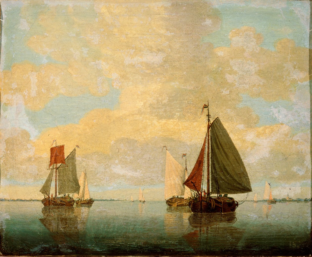 Segelboote, 17. Jahrhundert von Willem van de Velde the Younger