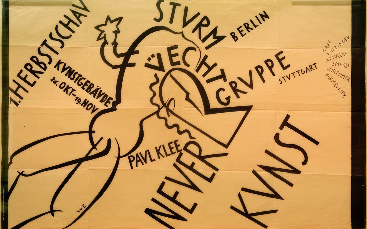 1. Herbstschau Neuer Kunst von Willi Baumeister