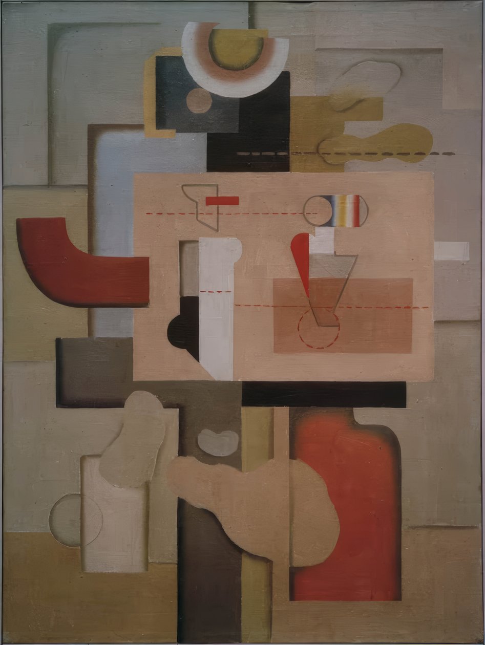 Atelierbild I von Willi Baumeister