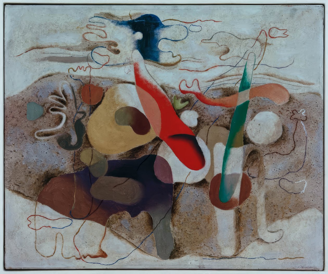 Eidos mit Landschaft von Willi Baumeister