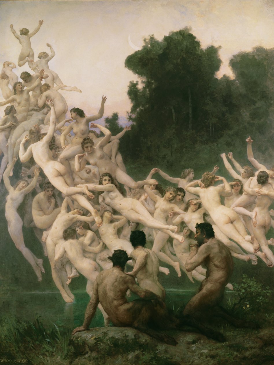 Die Oreaden von William Adolphe Bouguereau