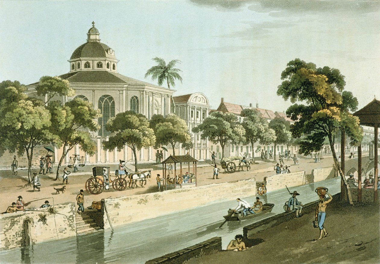 Die calvinistische Kirche in Batavia, Tafel 9 aus 