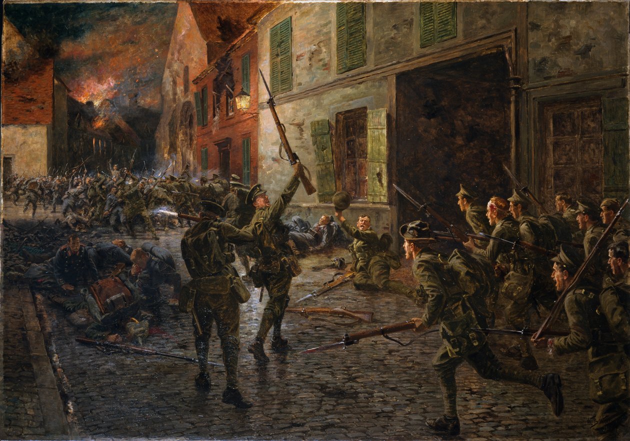 Landrecies, 25. August 1914, 1915 von William Barnes Wollen