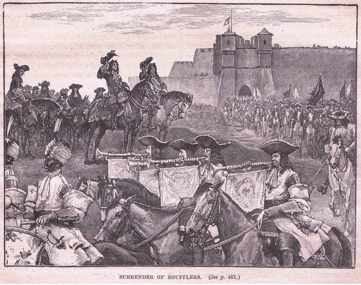 Die Kapitulation der Boufflers, 1695 von William Barnes Wollen
