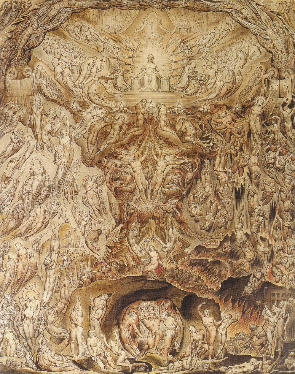 Eine Vision des Jüngsten Gerichts von William Blake