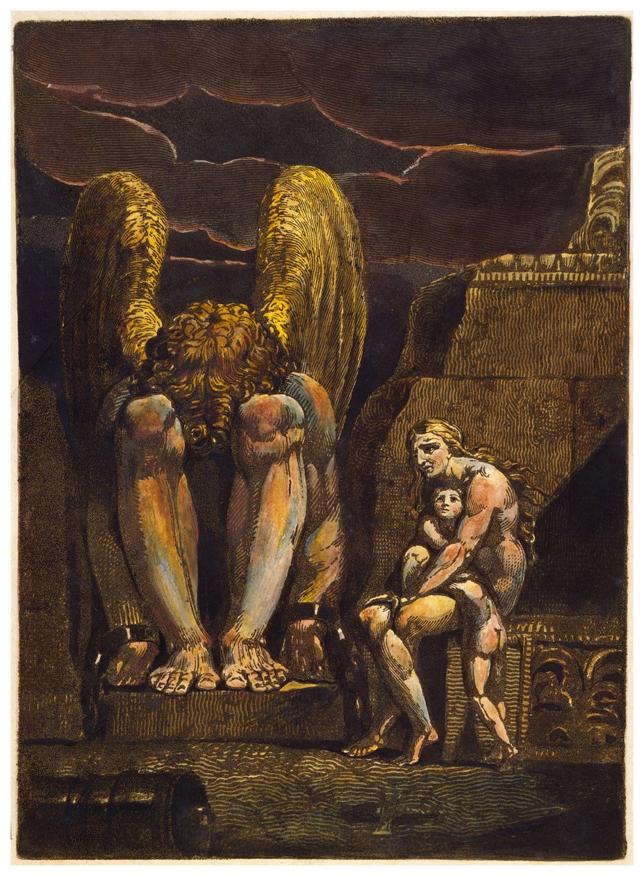 Amerika eine Prophezeiung, Kopie, Platte von William Blake
