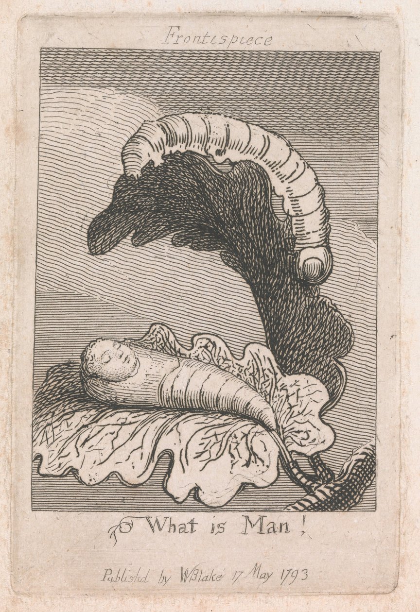 Für Kinder. Die Tore des Paradieses, Tafel 1, Frontispiz von William Blake
