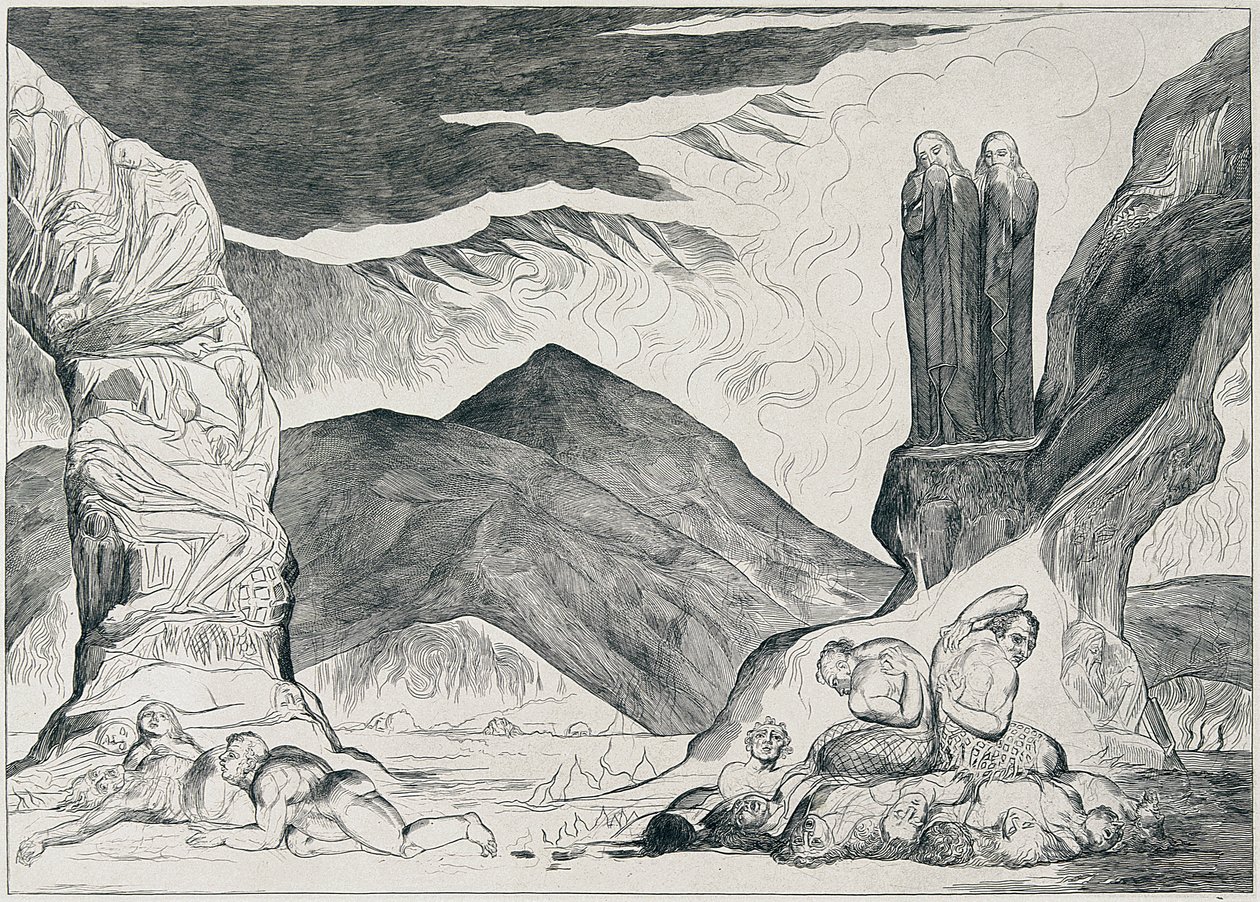 Illustrationen zu Dante von William Blake