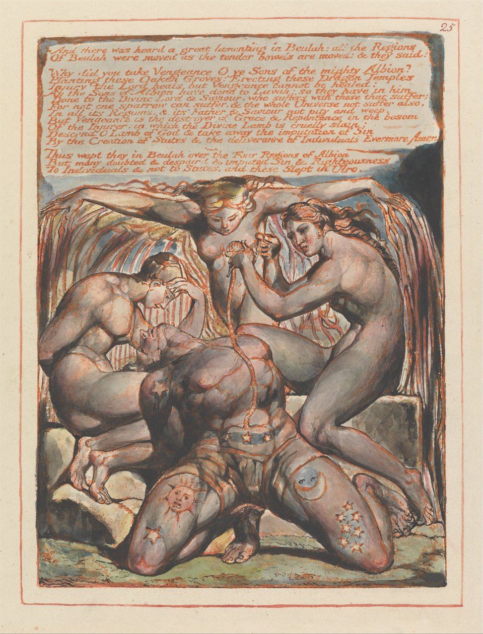 Jerusalem, Tafel 25 von William Blake