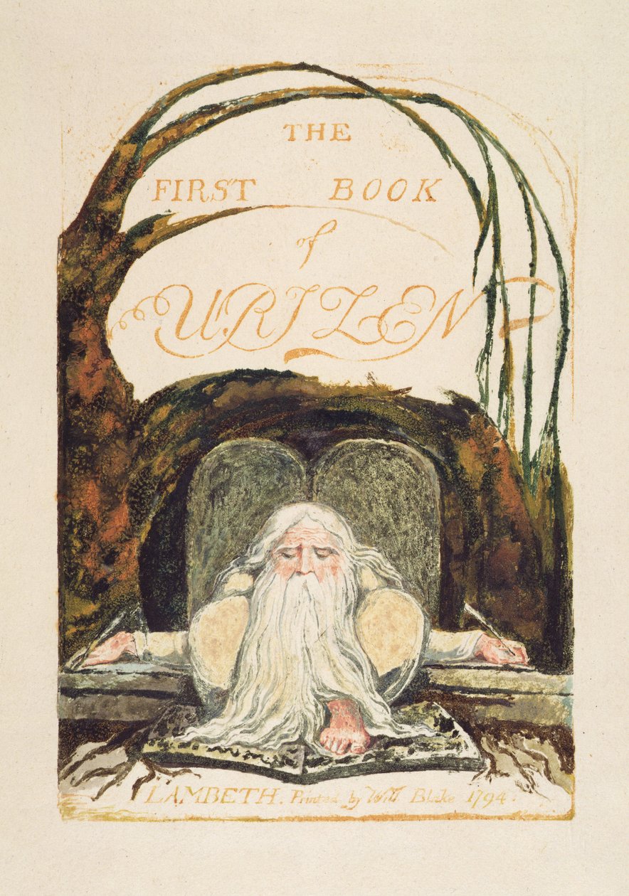 Das erste Buch Urizen, Tafel 1 von William Blake