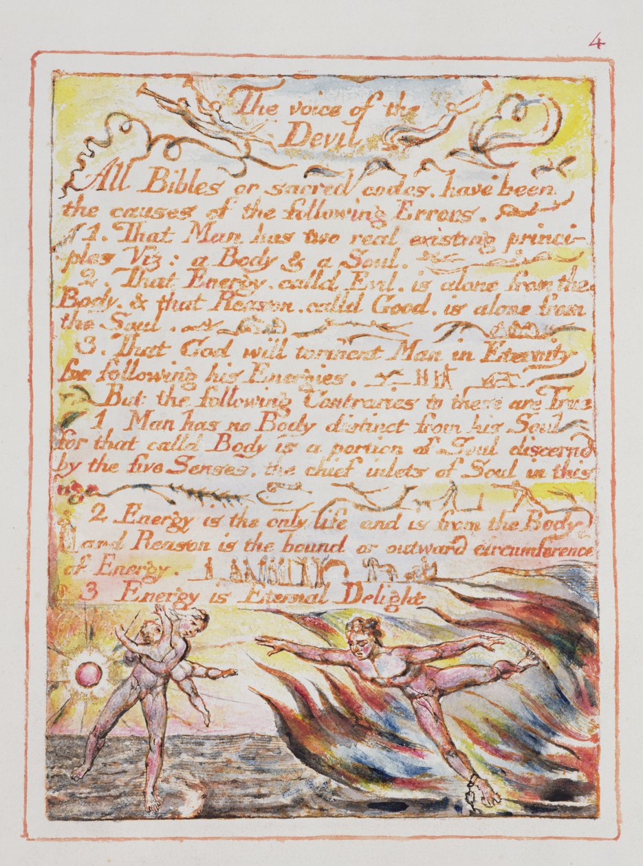 Die Stimme des Teufels, Illustration und Text aus 