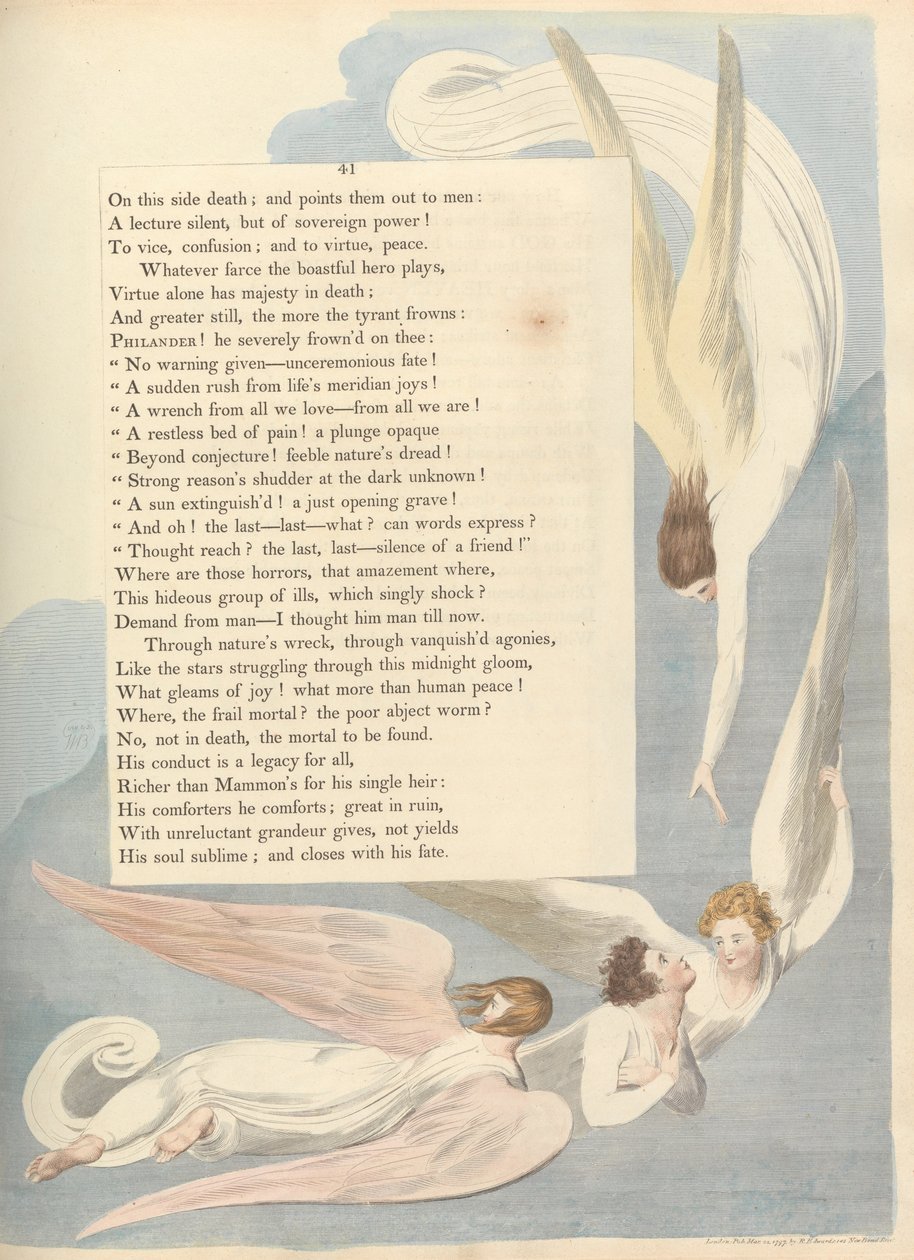 Youngs Nachtgedanken, Seite 41 von William Blake