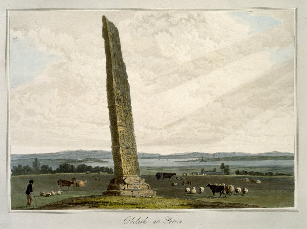 Obelisk in Forres, aus 