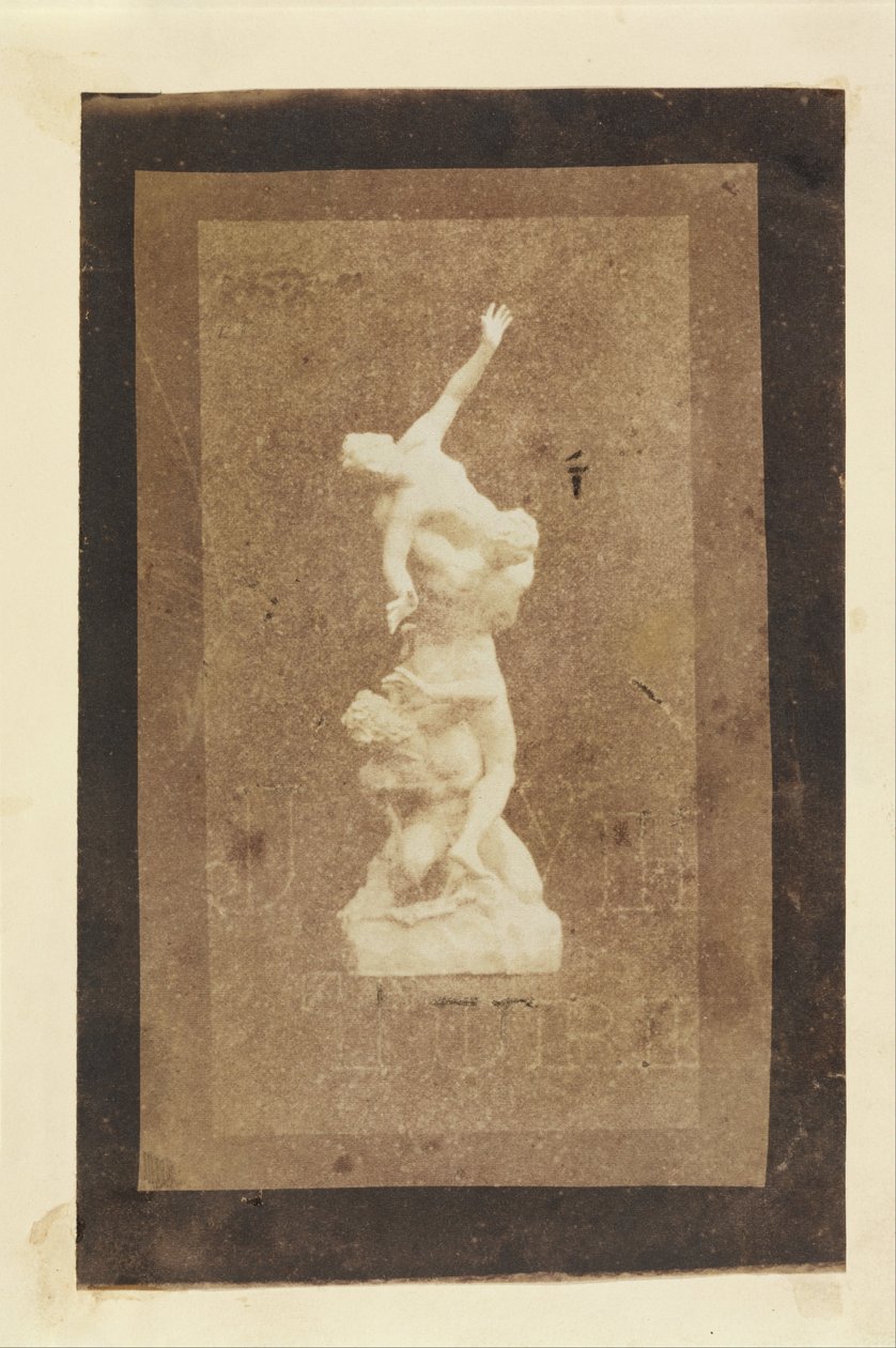 Statuette der Entführung der Sabinerinnen (Brewsters Kopie eines Talbot-Drucks) von William Henry Fox Talbot