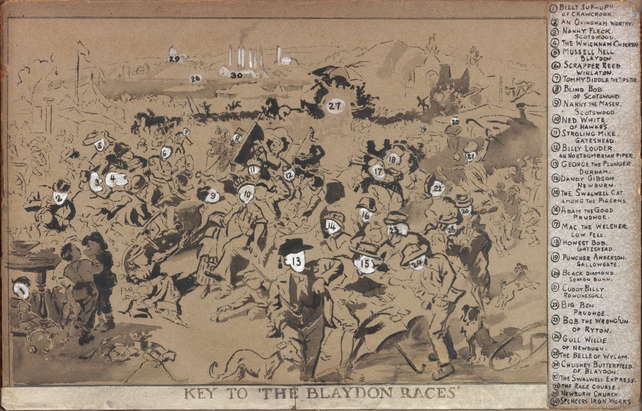 Schlüssel zu den Blaydon Races von William Irving