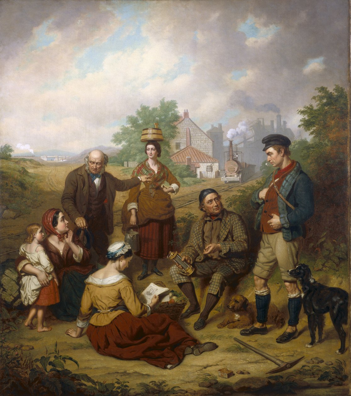 Geburtsort der Lokomotive, 1861 von William Lucas
