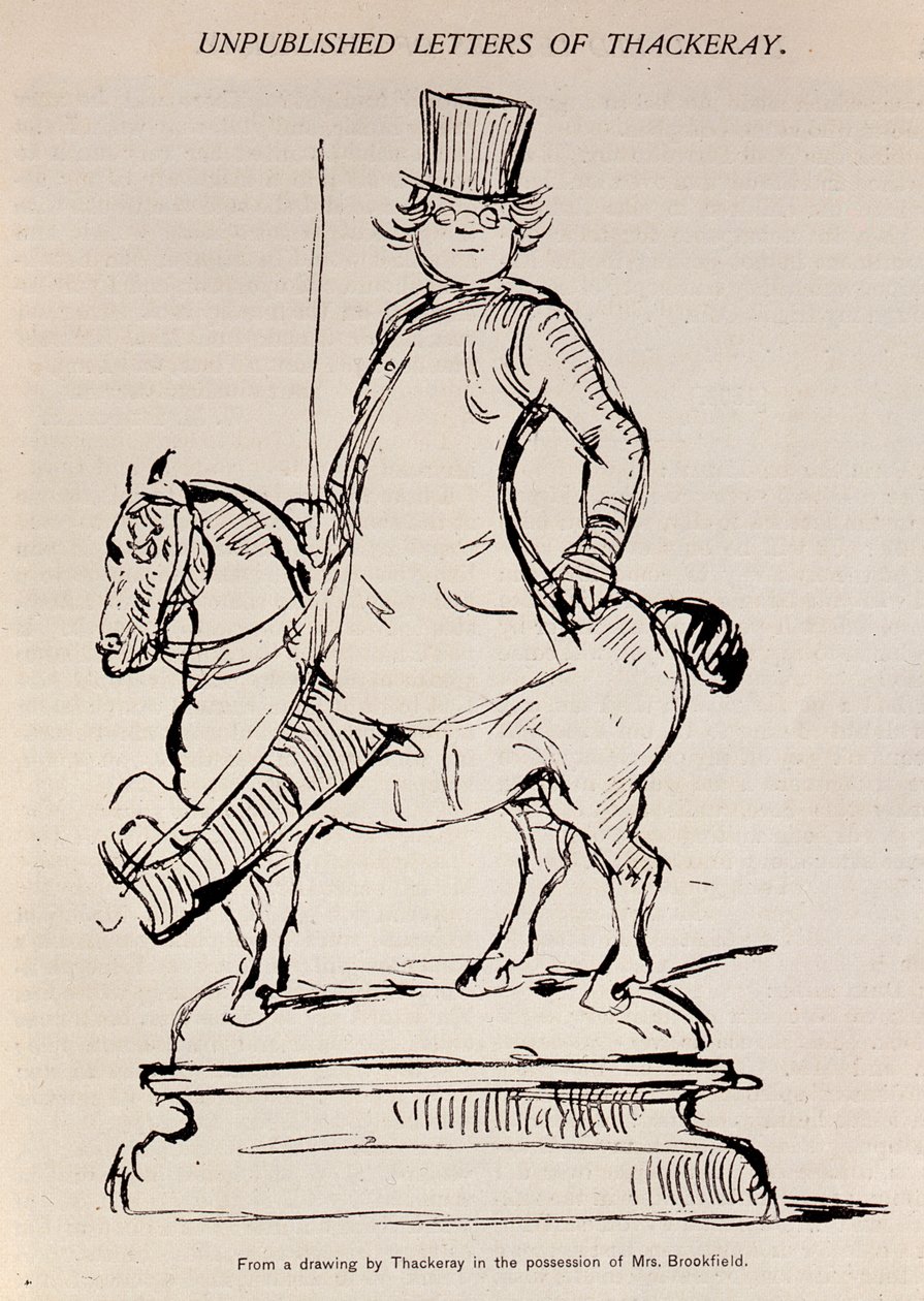 Karikatur-Selbstporträt des Autors, Illustration aus 