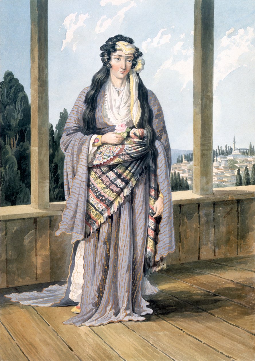 Eine armenische Frau in Konstantinopel, 1823 von William Page