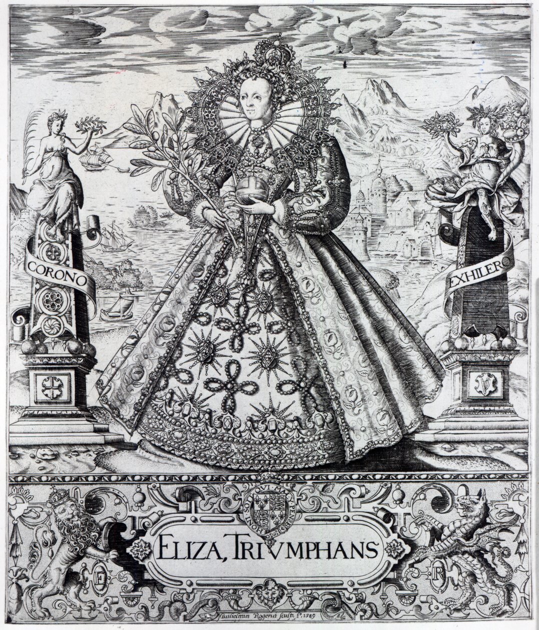 Eliza Triumphans, 1589 von William Rogers