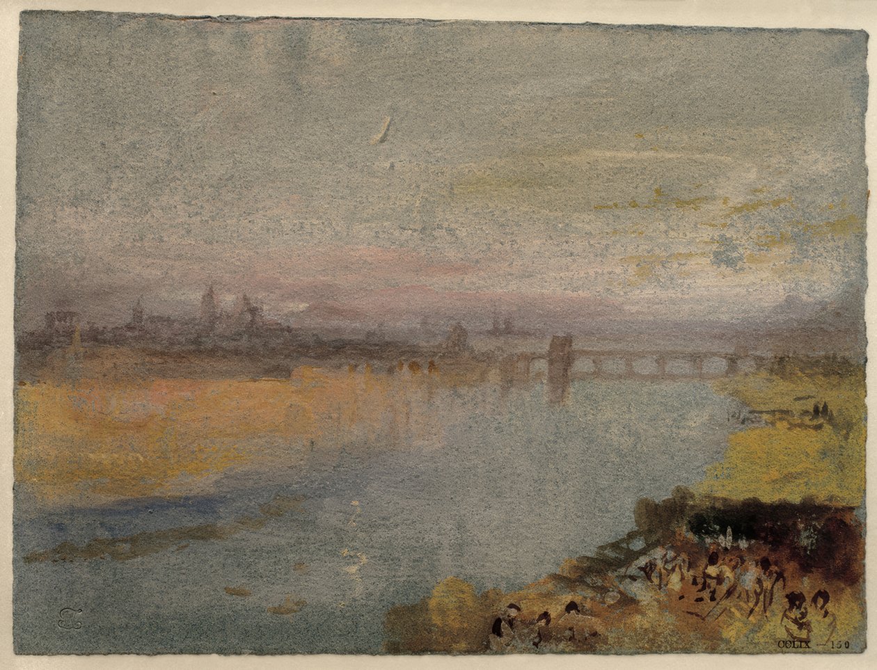 Trier von Westen aus gesehen von Joseph Mallord William Turner