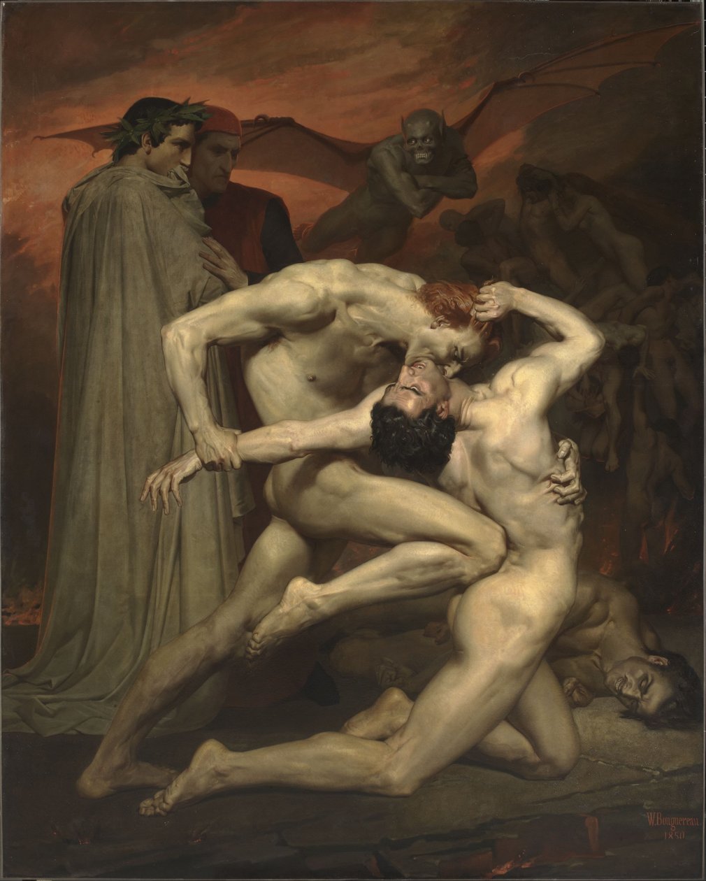 Dante et Virgile von William-Adolphe Bouguereau