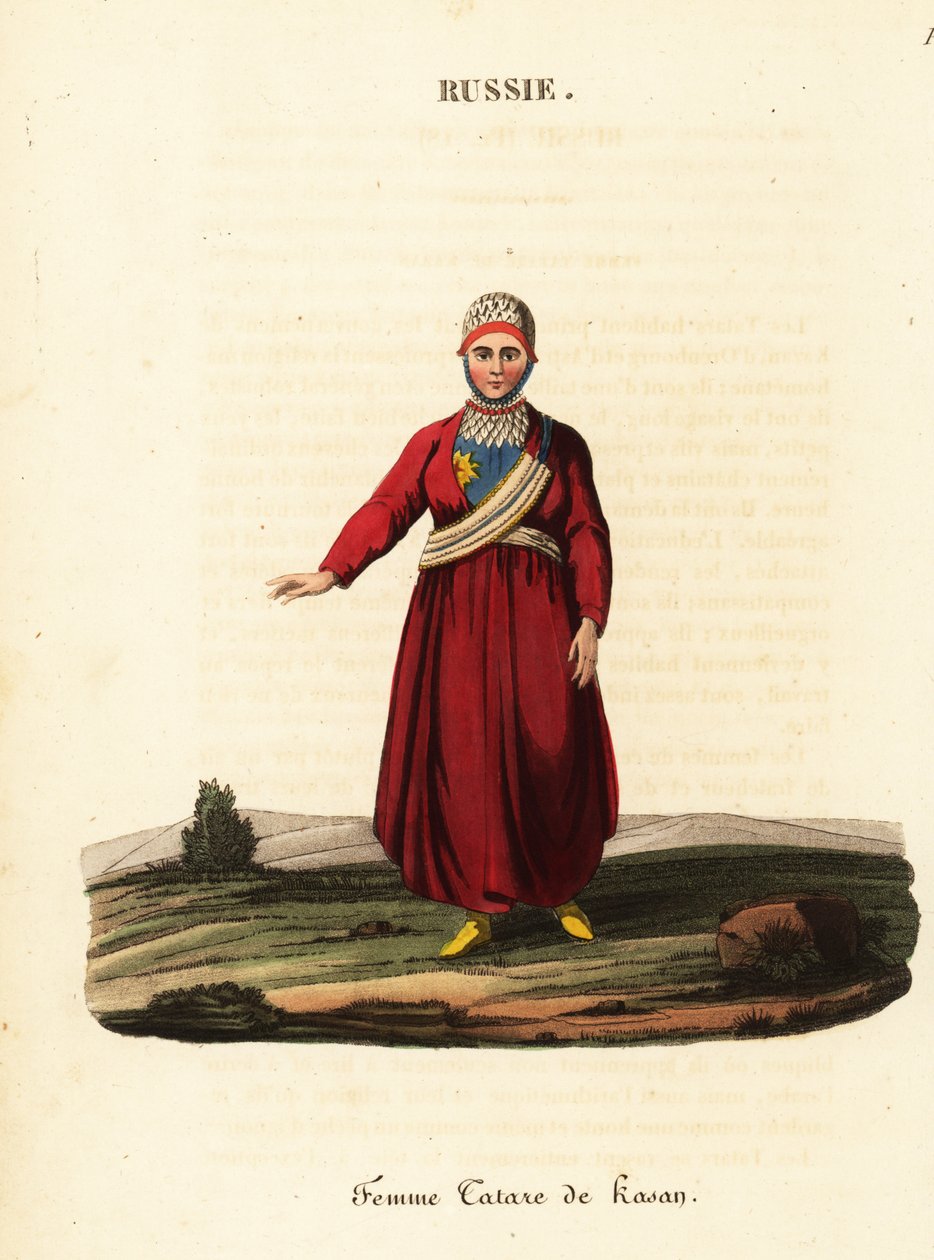 Eine tatarische Frau mit Kaschpour von William (after) Alexander